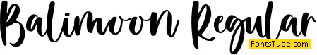 Balimoon Font