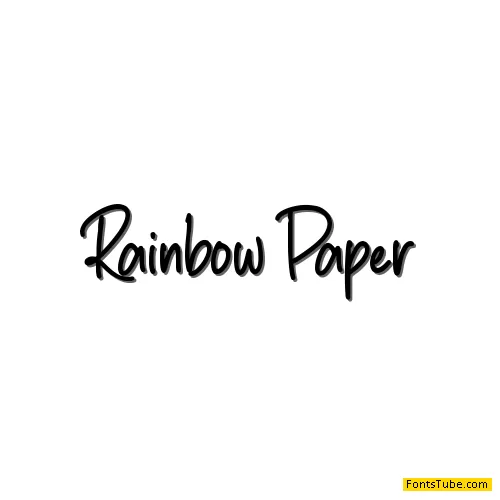 Rainbow Paper