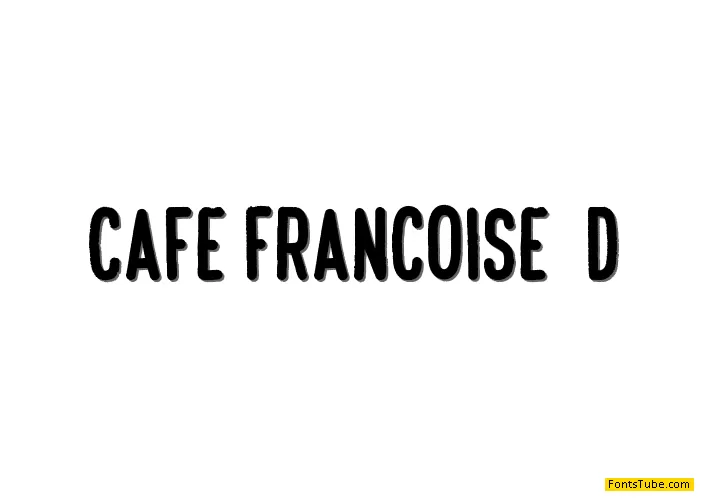 Cafe Francoise Font