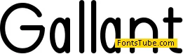 Gallant Font