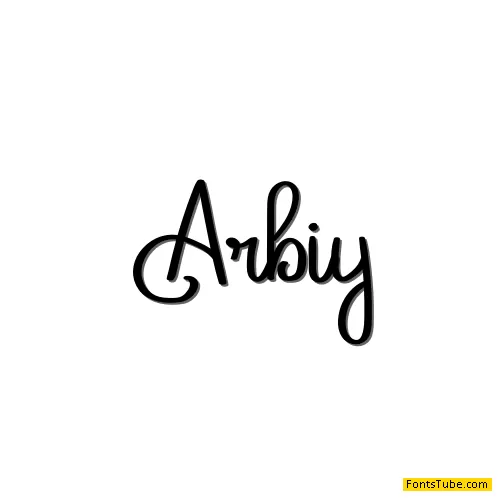 Arbiy Font