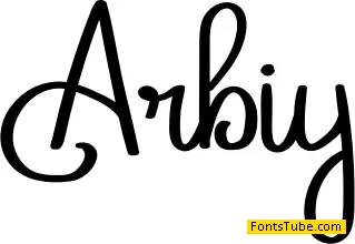Arbiy Font