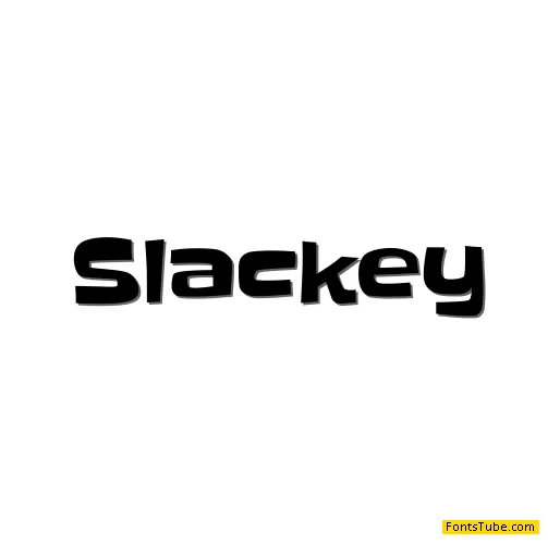 Slackey Font