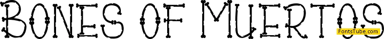 Bones of Muertos Font