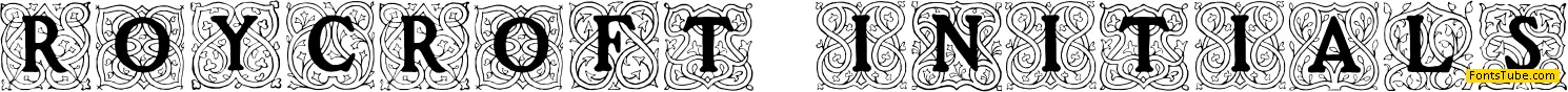 Roycroft Initials Font