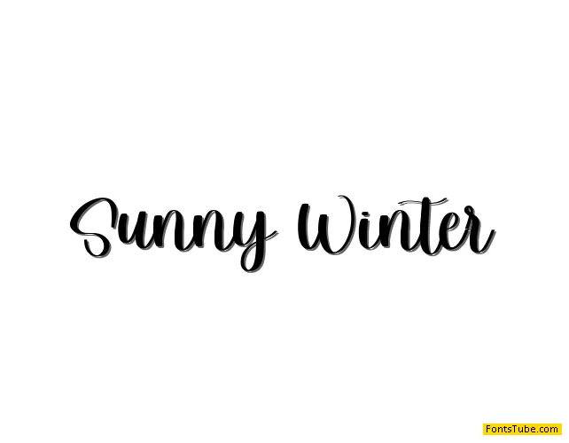 Sunny Winter