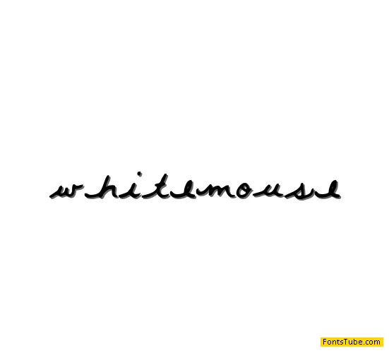 Whitemouse Font