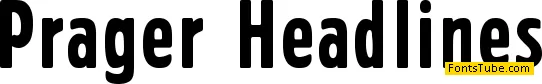 Prager Headlines Font