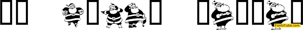 KR Eight Santas Font