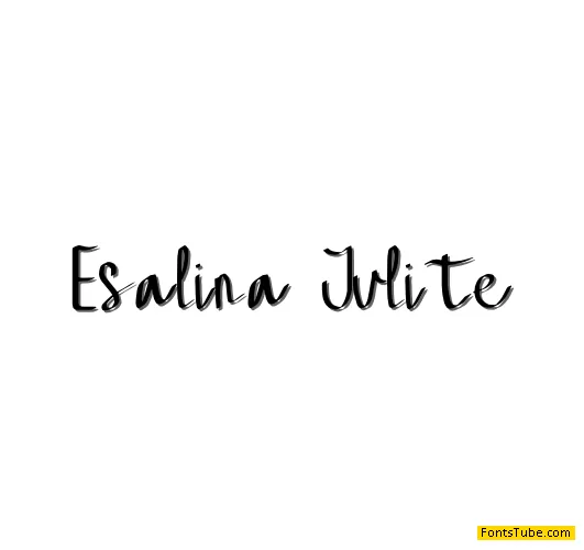 Esalina Julite Font
