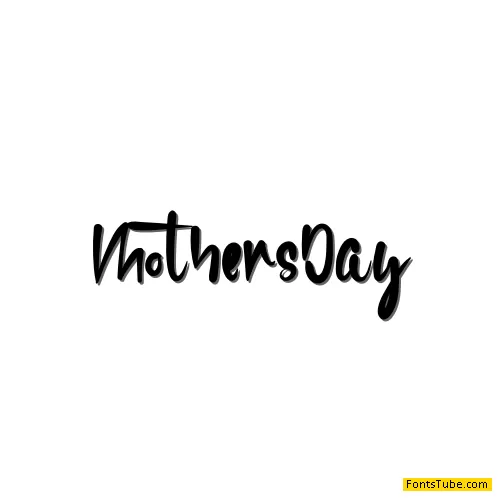 Mothers Day Font