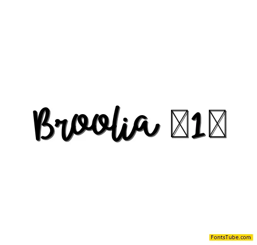 Broolia Font