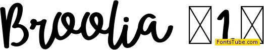 Broolia Font