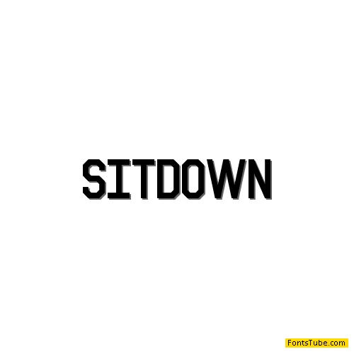 Sitdown Font