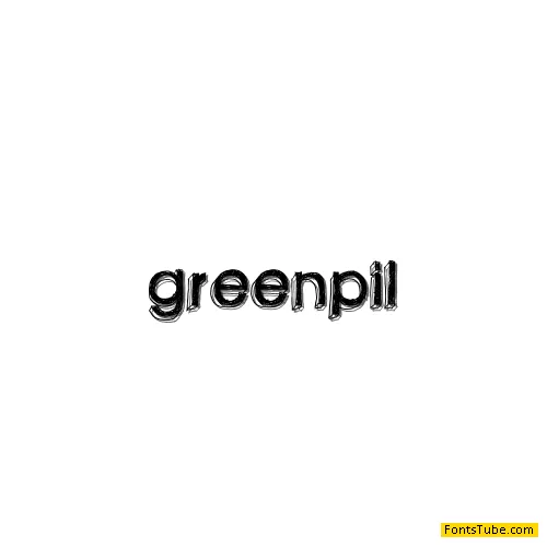 green piloww Font