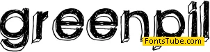 green piloww Font