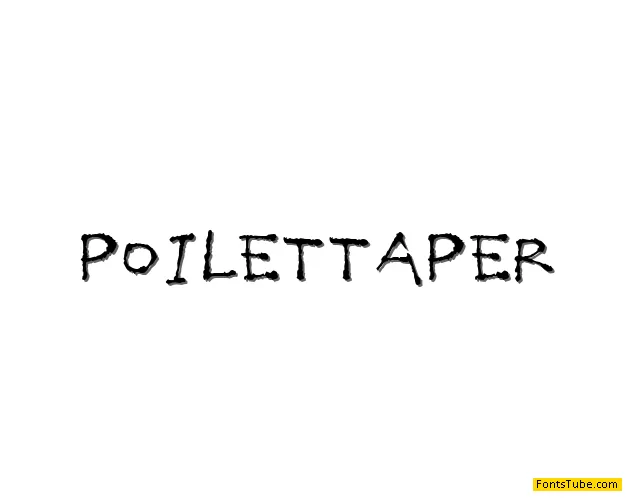 Poilet Taper Font