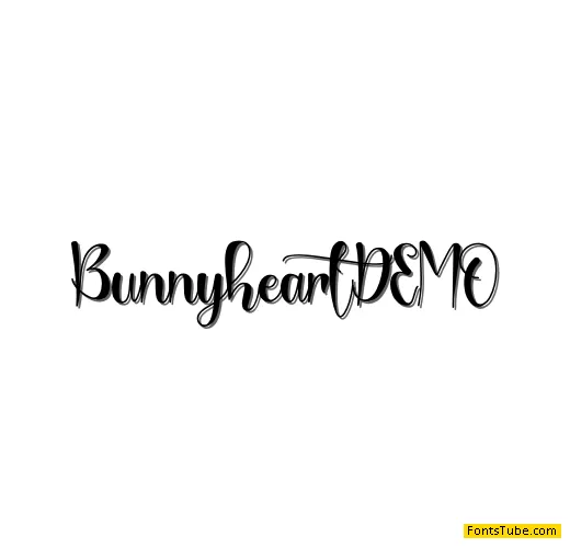 Bunnyheart - Personal Use Font