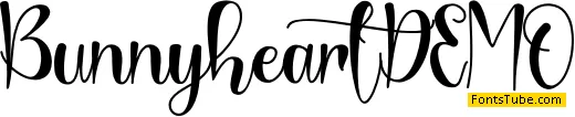 Bunnyheart - Personal Use Font