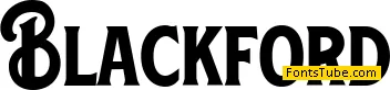 Blackford Font