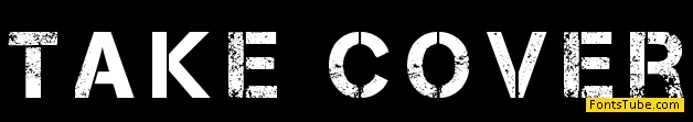 Take Cover Font