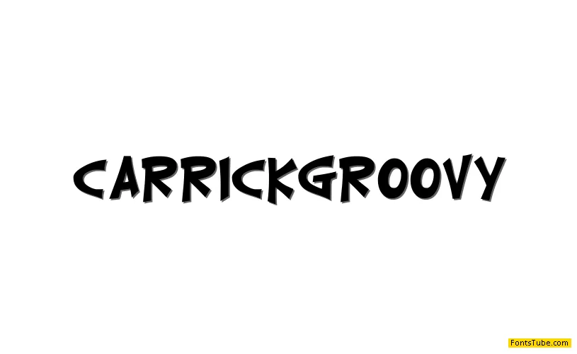 CarrickGroovy Font