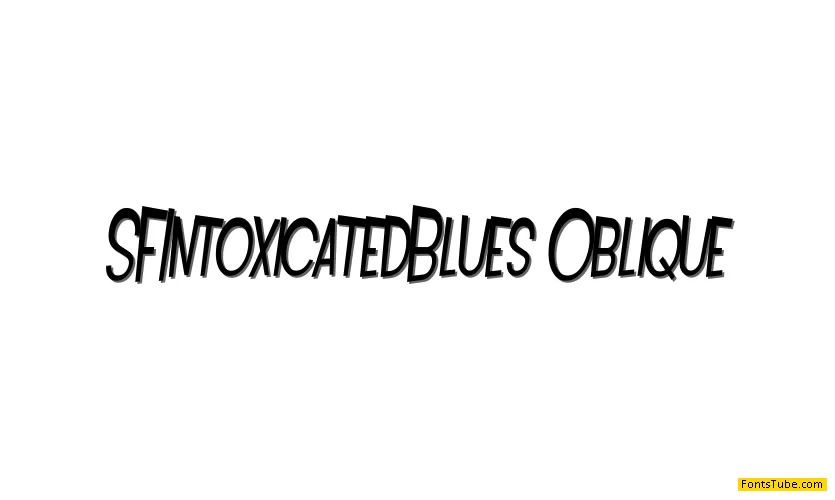 SF Intoxicated Blues Font Family