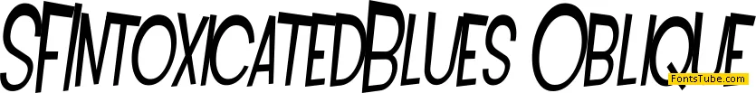 SF Intoxicated Blues Font Family