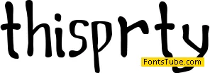 This Boring Party Font