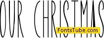 Our Christmas Font