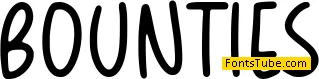 BOUNTIES Font