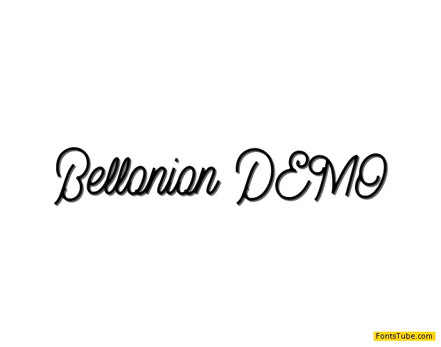 Bellonion DEMO Version Font