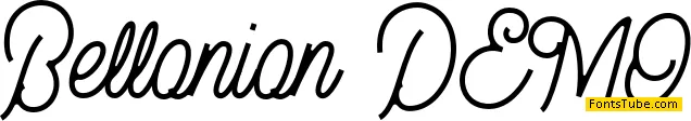 Bellonion DEMO Version Font