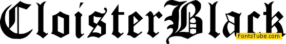 Cloister Black Font
