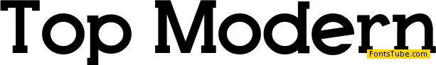 Top Modern Font