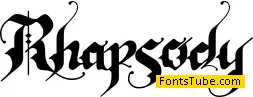 Rhapsody Black Letter Font