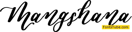 Mangshana Font