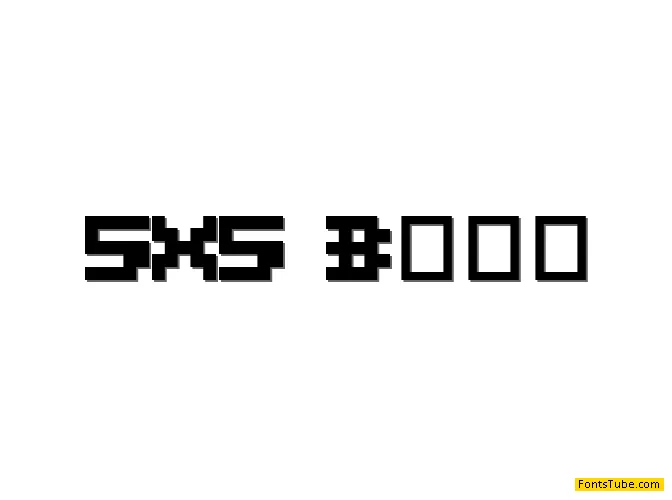 5X5 Font