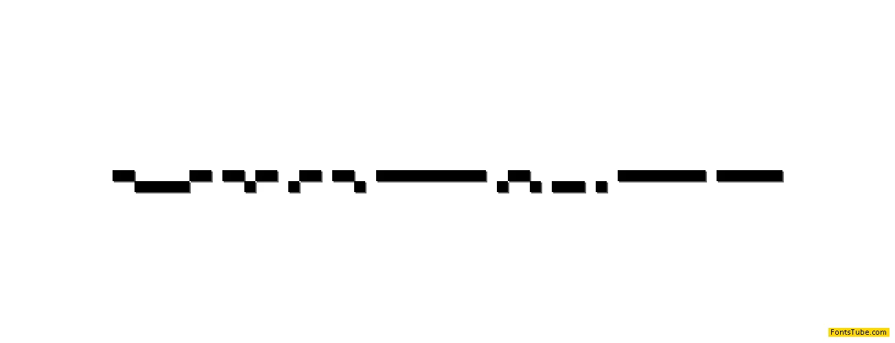 BukanMorse Font Family
