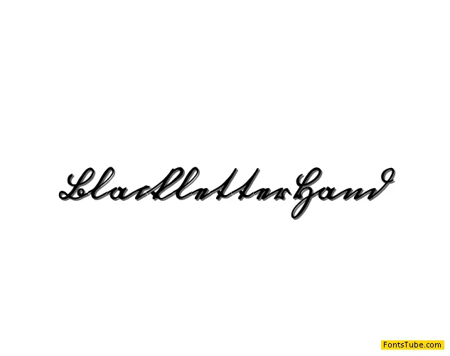 Blackletter Hand Font