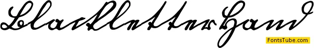 Blackletter Hand Font