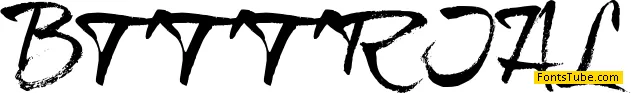 brushtipTravis Font