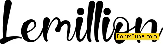 Lemillion Font