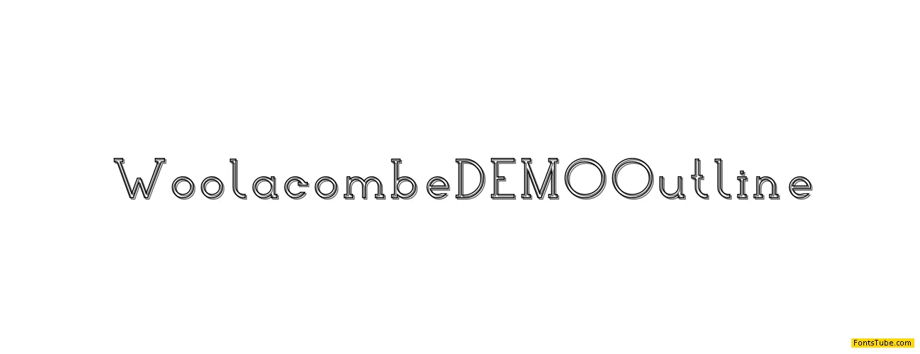 Woolacombe DEMO Font Family
