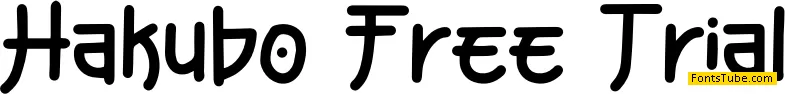 Hakubo Free Trial Font