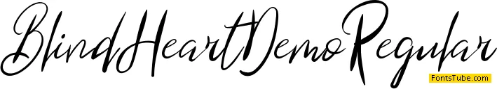 Blind Heart Demo Font
