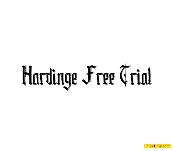 Hardinge Free Trial Font