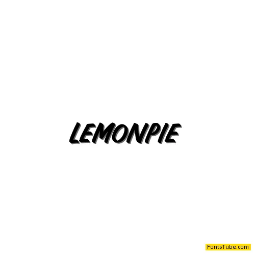 LEMONPIE Font