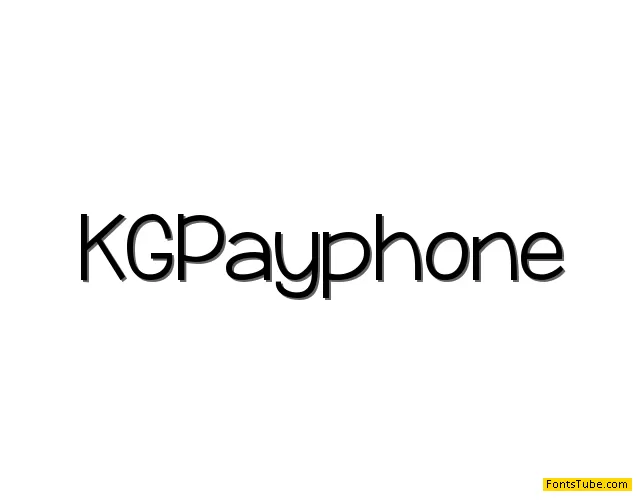 KG Payphone Font