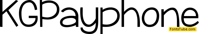 KG Payphone Font